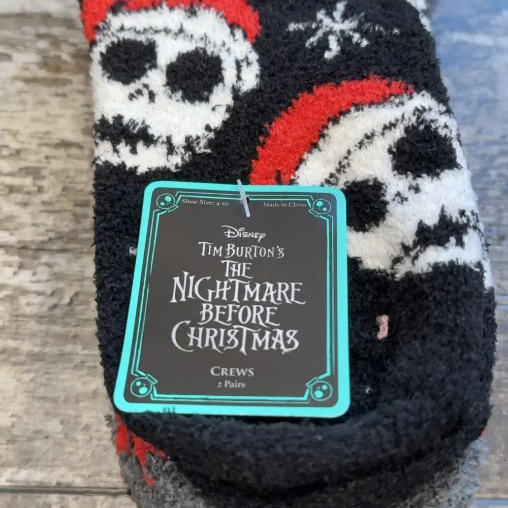 Nightmare Before Christmas Socks Womens Shoe Size‎ 4-10 Jack Skellington Holiday